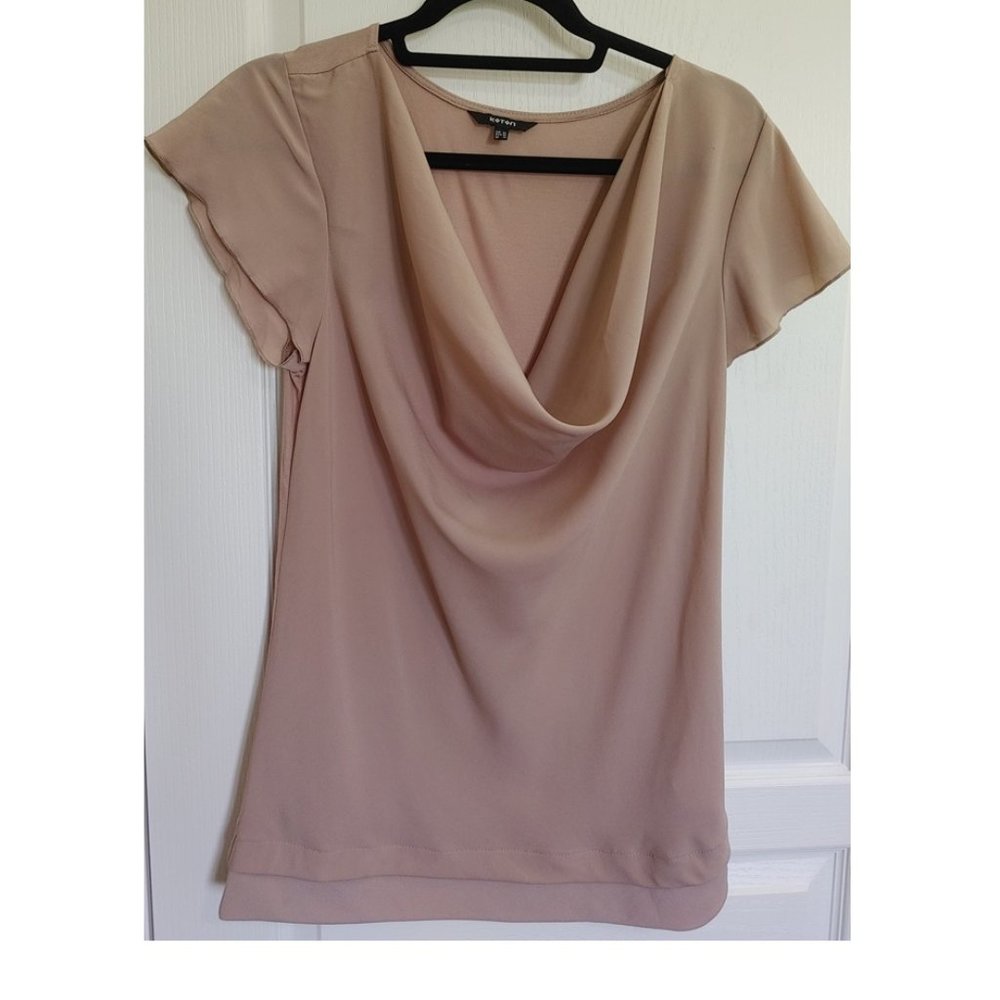 KOTON Beige Cowl Neckline